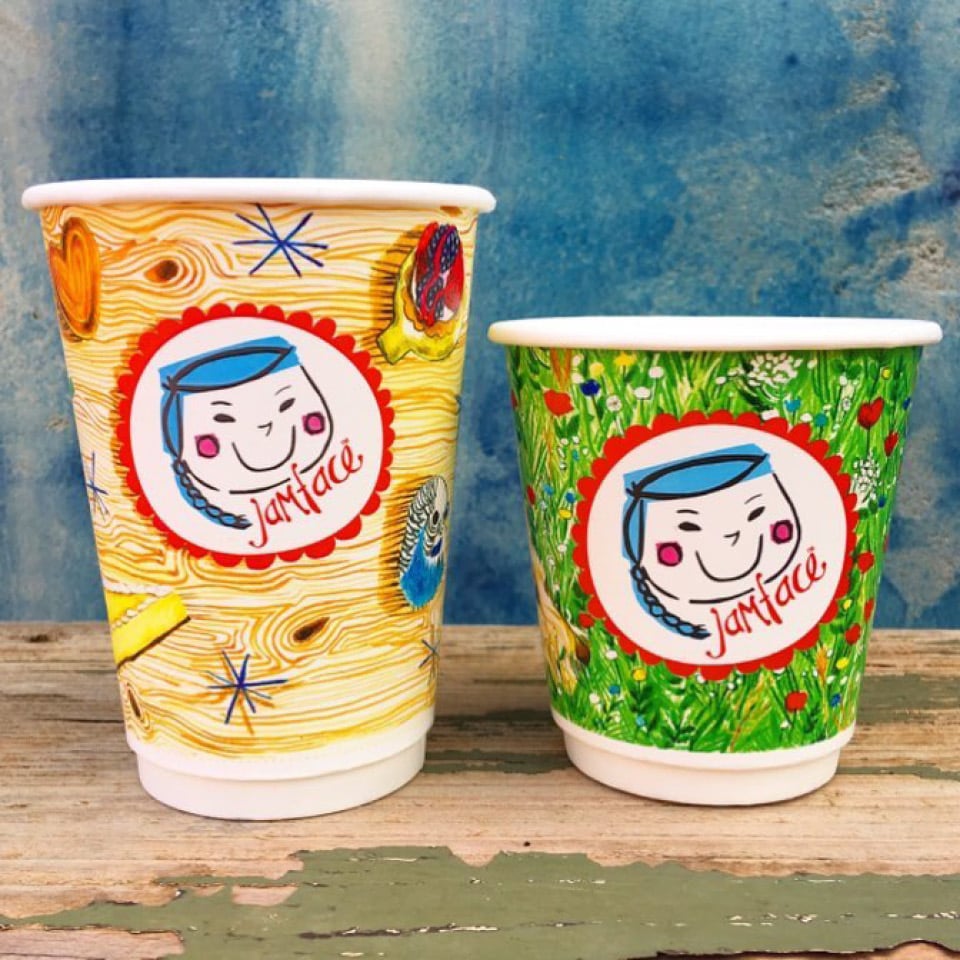 Jamface Poh Ling Yeow Colourful Hot Cups Digital Print