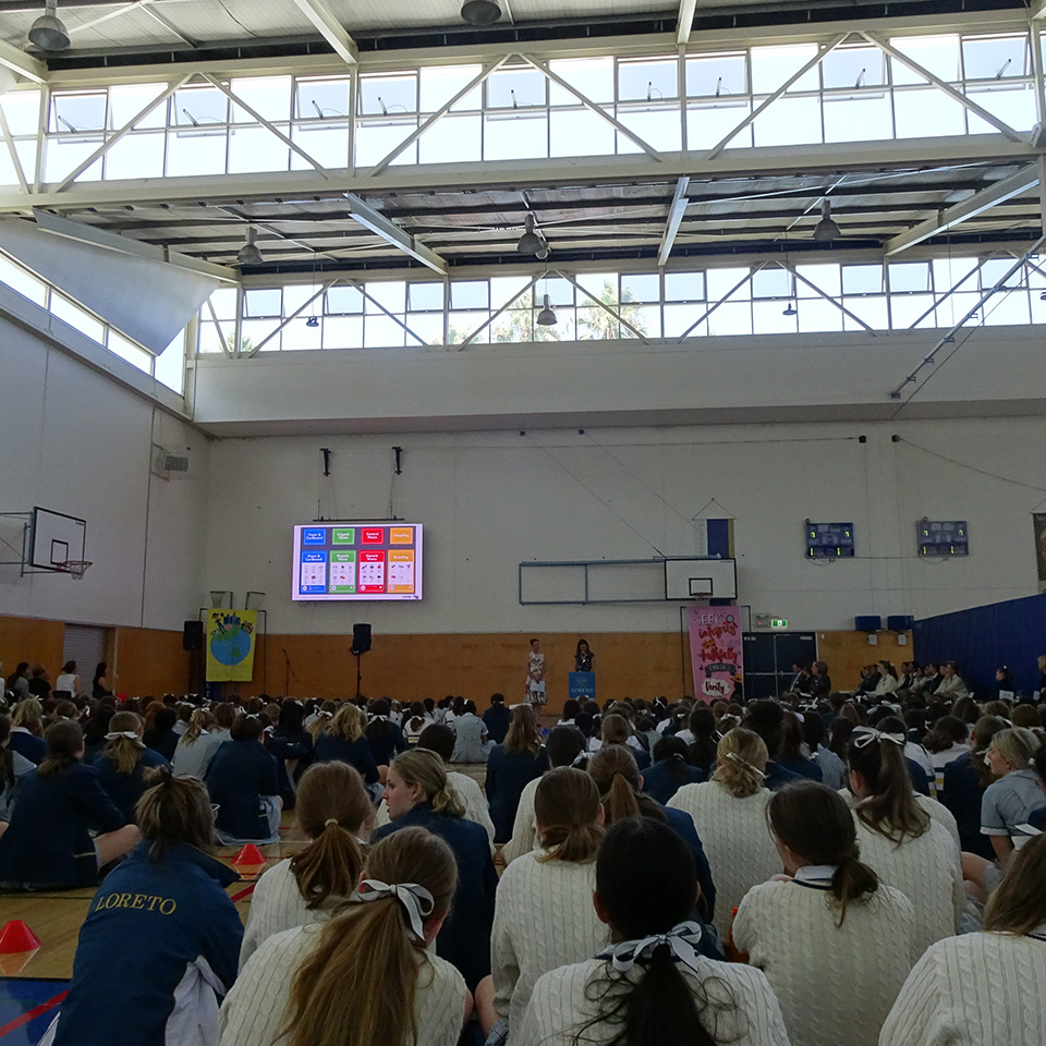 Loreto College hears the Sustainable Schools initiative launched at their assembly