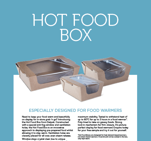 Hot Food Box Brochure