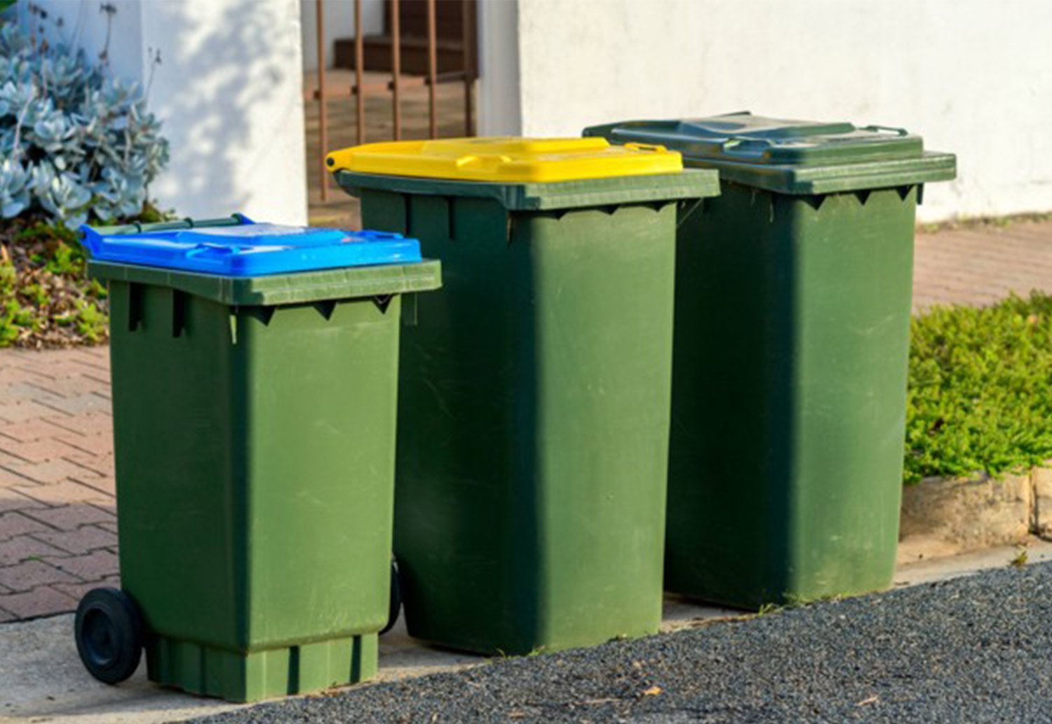 Image of kerbside collections bins