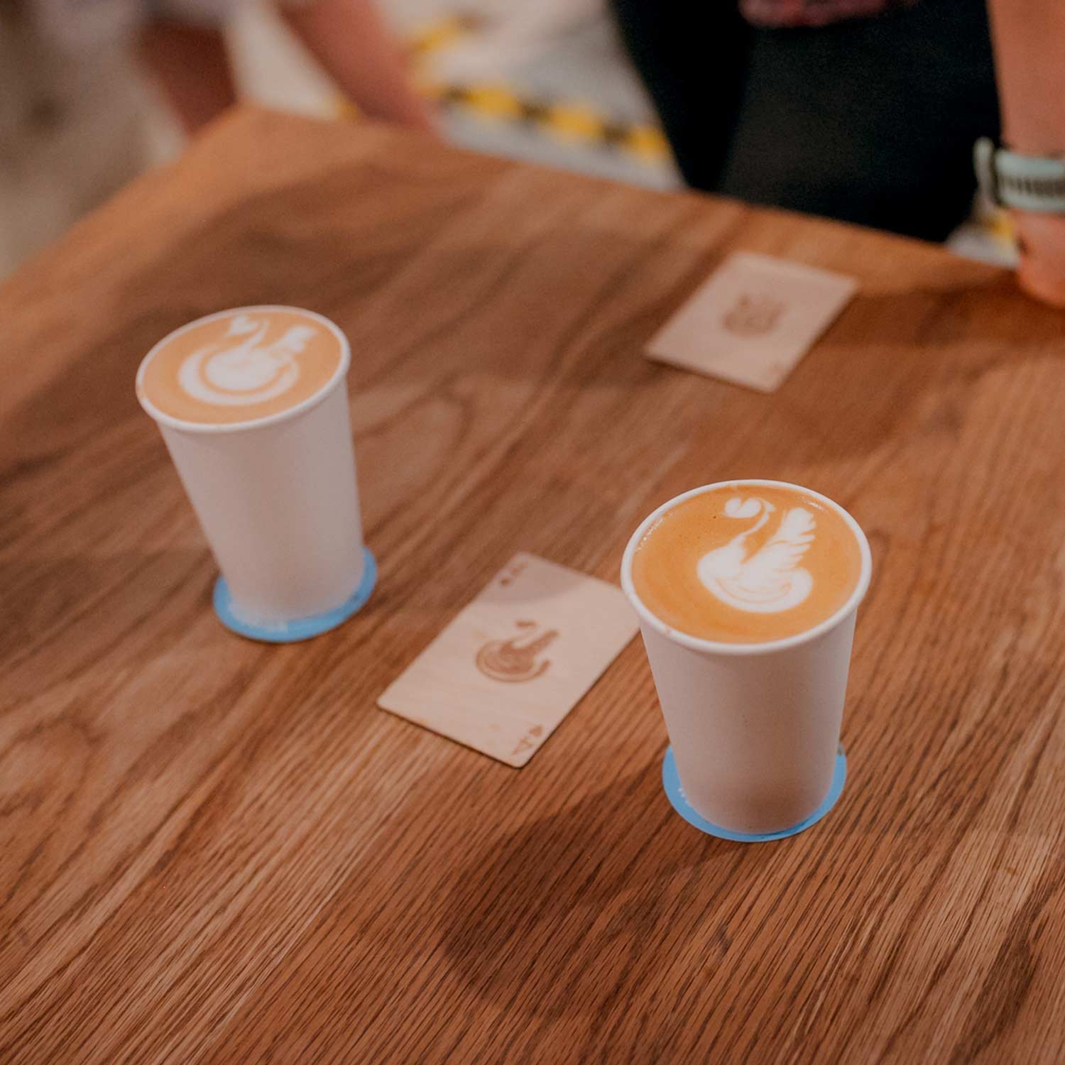 Image of latte art at the RecycleMe Detpak UK Smackdown
