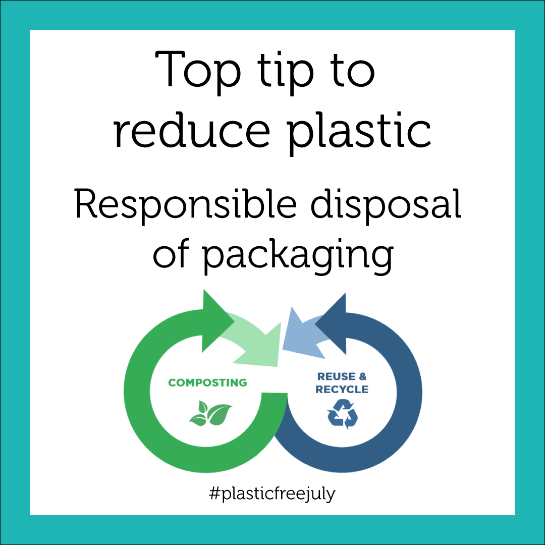 Tip 5 - Responsible disposal of packaging