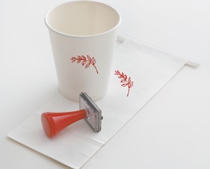 Stamping on Detpak cup