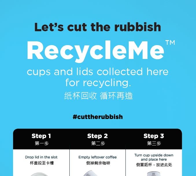RecycleMe™ Directional Poster - English/Chinese