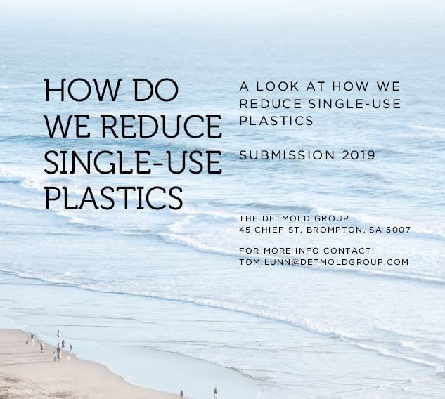 Image of the beach with text 'how to reduce single use plastics