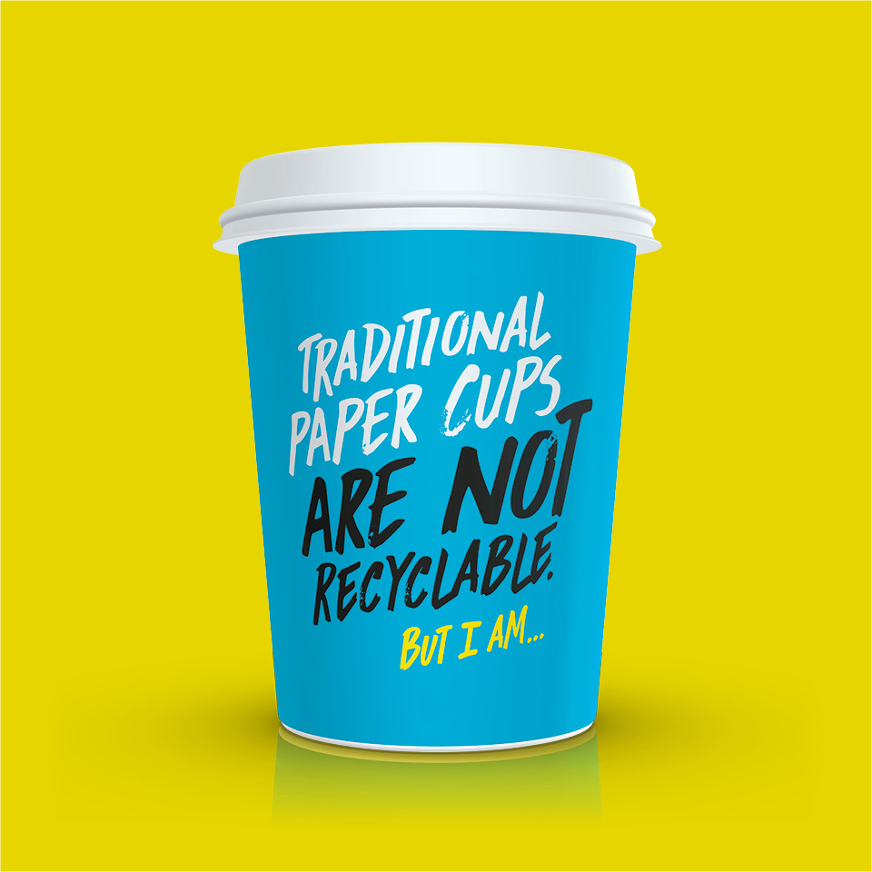 Detpak RecycleMe Traditionl Paper Cups Are Not Recyclable But I am