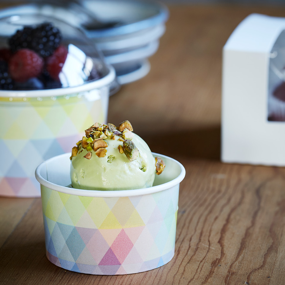 Detpak Glacier Ice Cream Bowls Colourful design