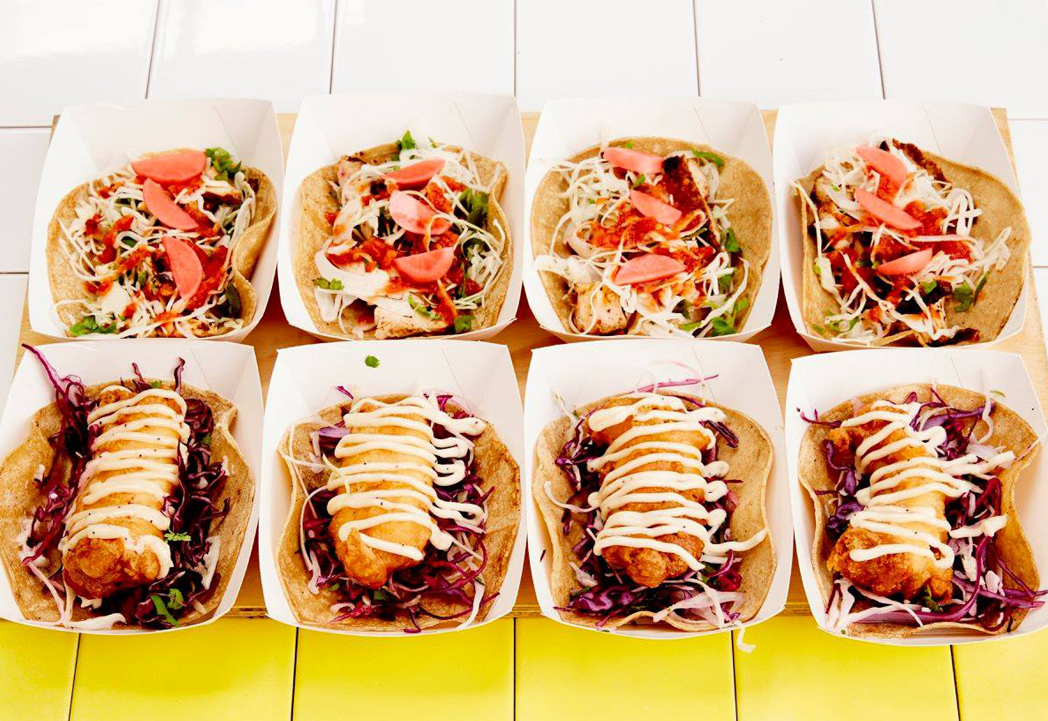 Image of Taco Truck food with Detpak food tray