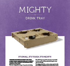 MIGHTY DRINK TRAY BROCHURE - INTERNATIONAL