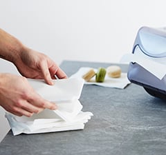 Detpak paper napkins. 