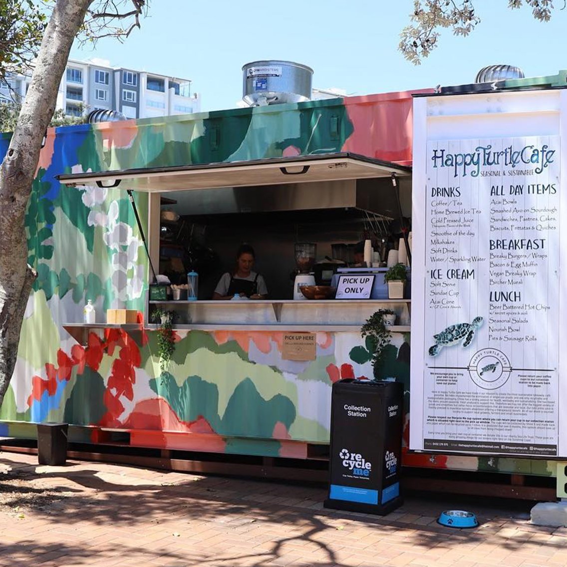 Image from Happy Turtle Cafe of RecycleMe Collection Station