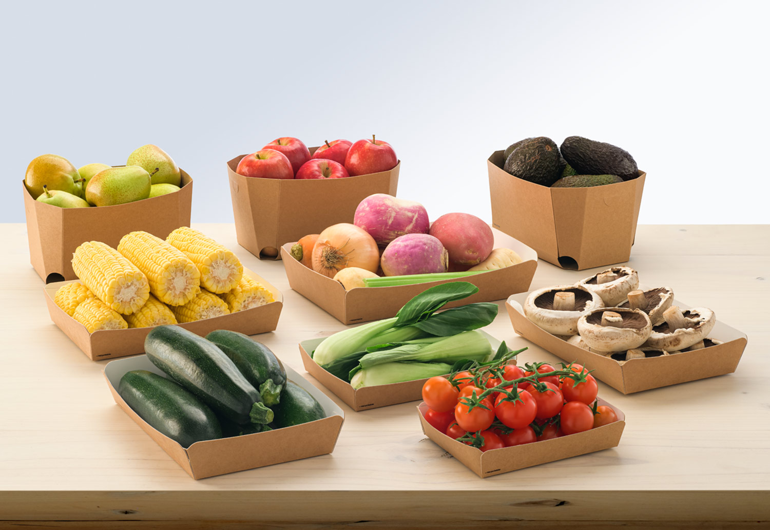 Image of Detpak Market Trays - the sustainable produce tray