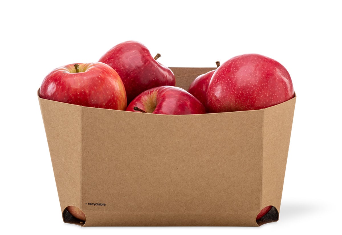 Image of apples in Detpak's board based Market Tray