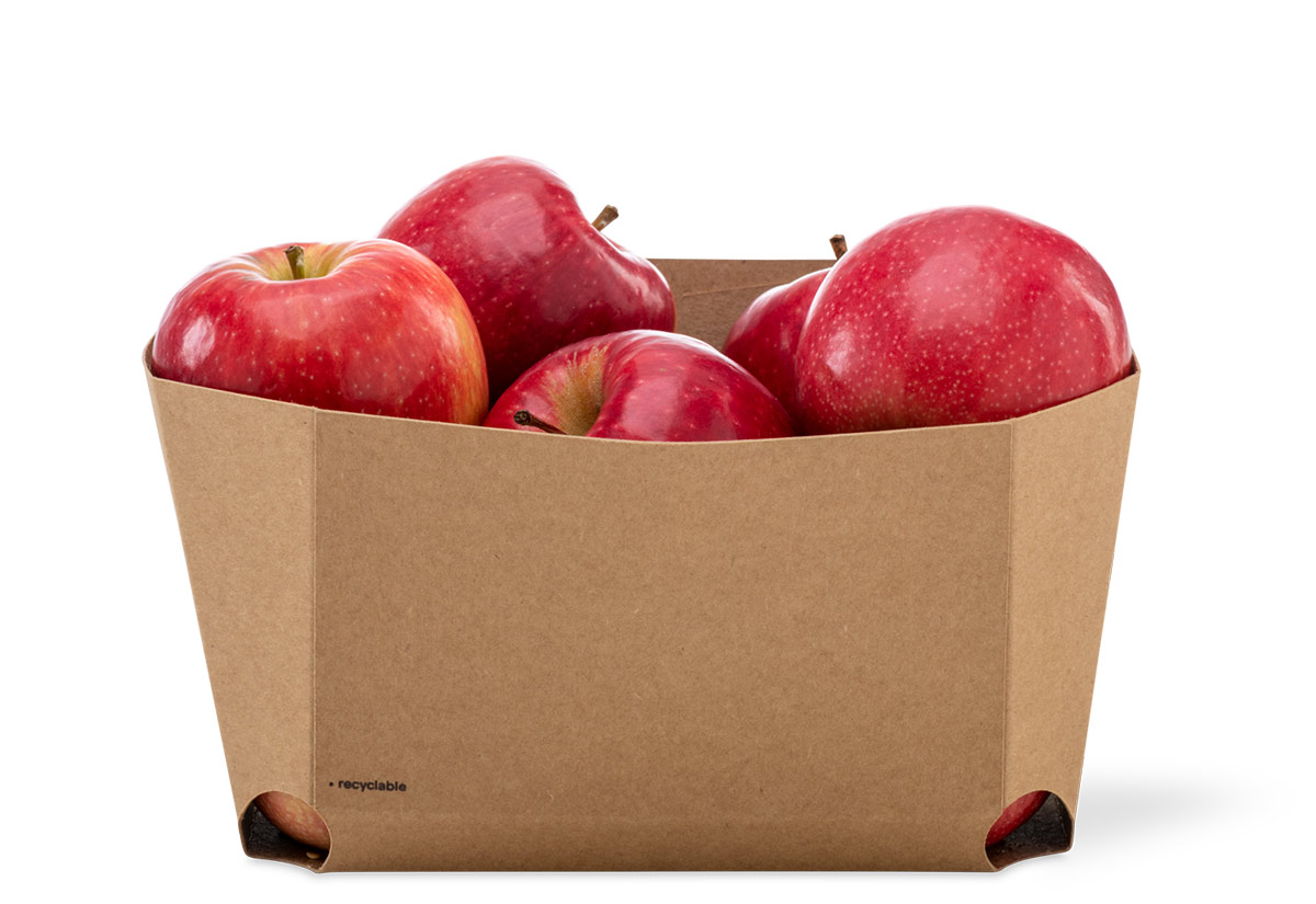 Image of apples in Detpak's board based Market Tray