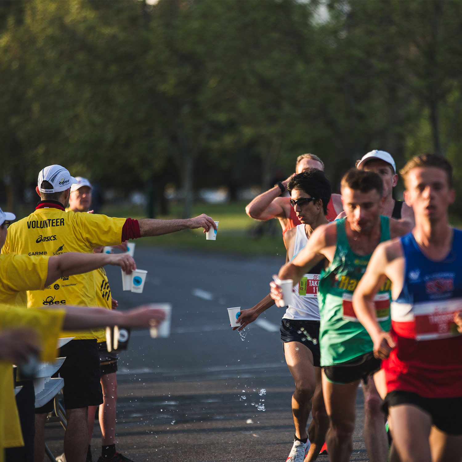 Image of runners at the Melbourne Marathon