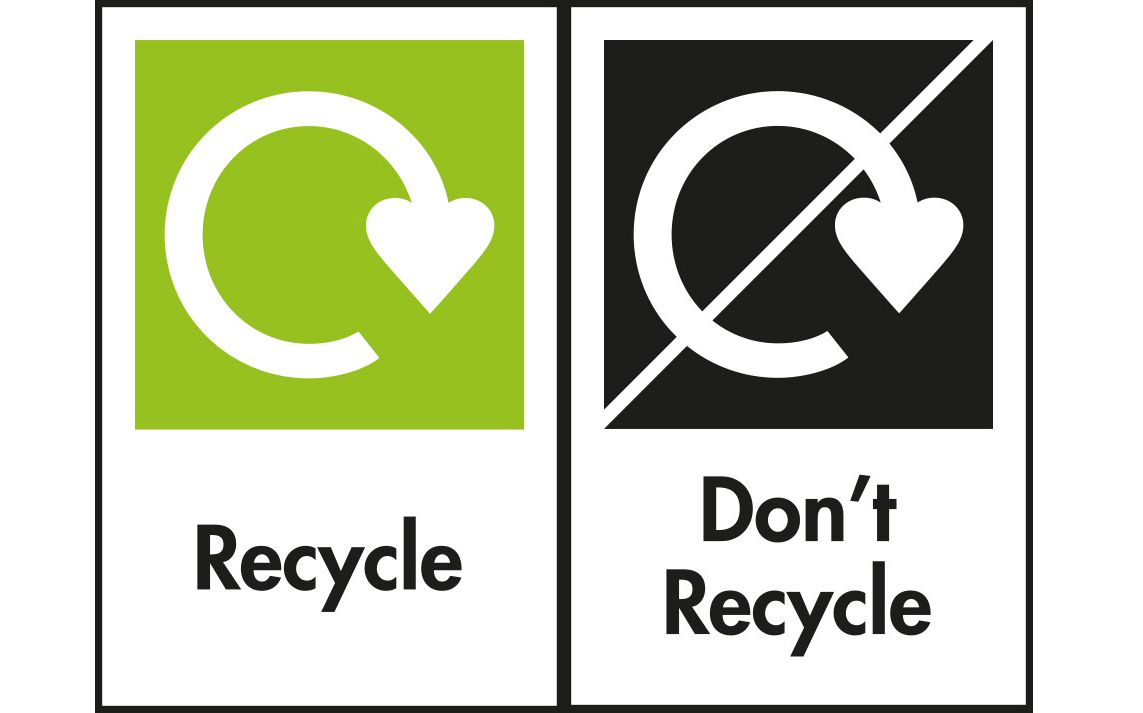 The on-pack-recycling-labels featured on the back of product packaging. 