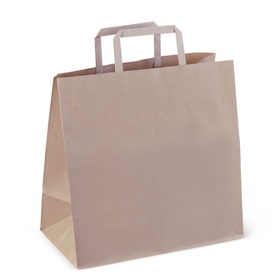 Image of wide based paper bag