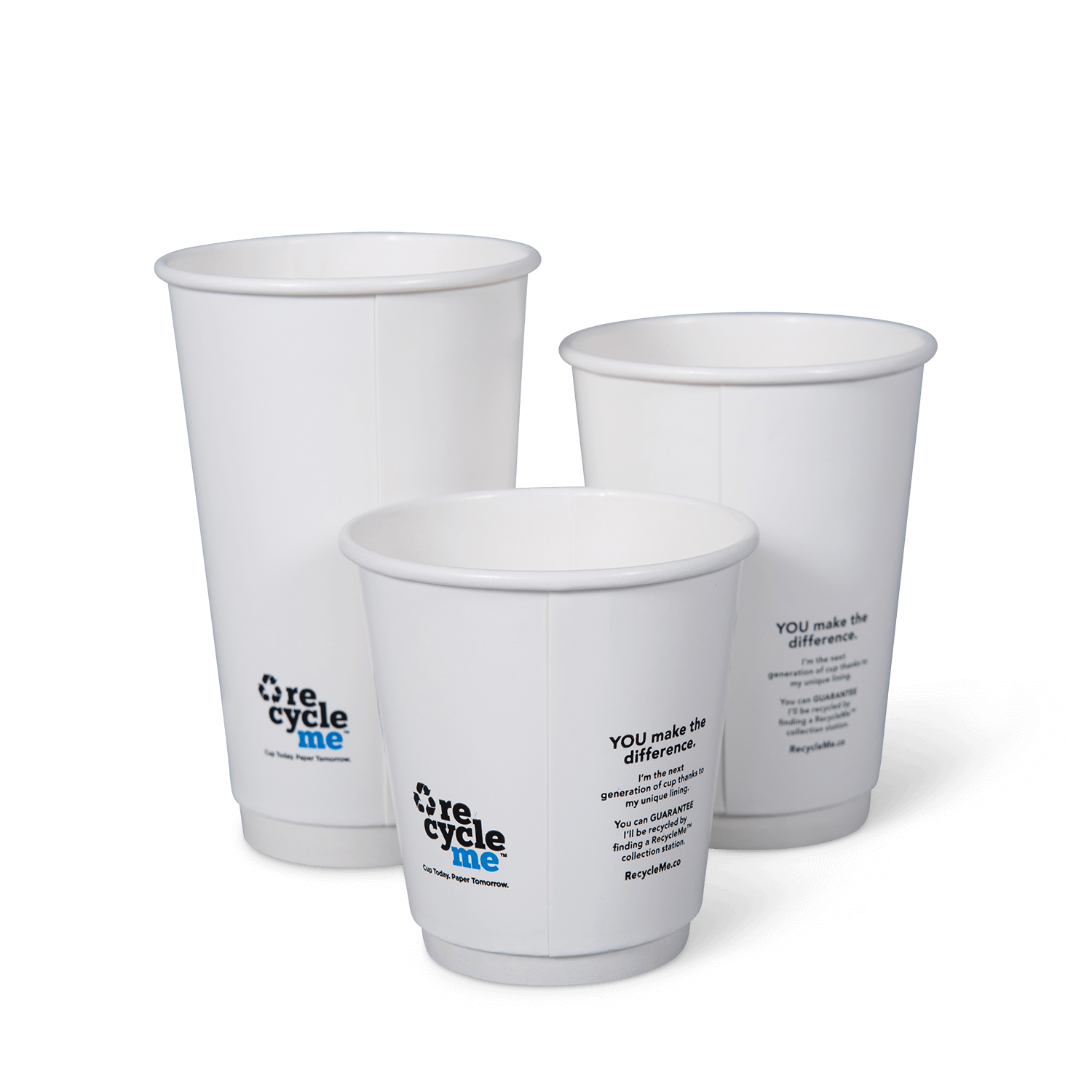 Combo Smooth Double Wall - 8oz, 12oz & 16oz