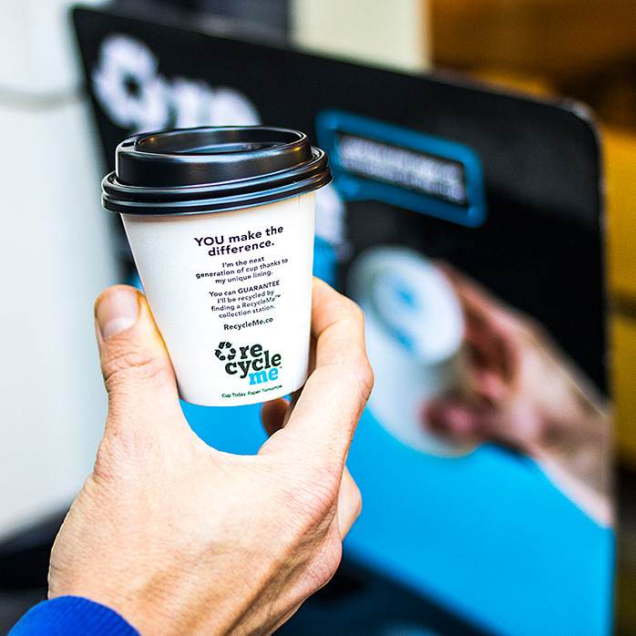 RecycleMe™ Cups & Collection Station