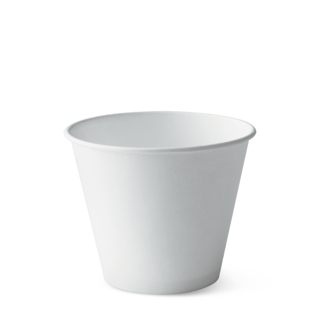 Dopaco 4722-D8HCW PE 8 oz Tall Hot Cup White - Pack of 1000