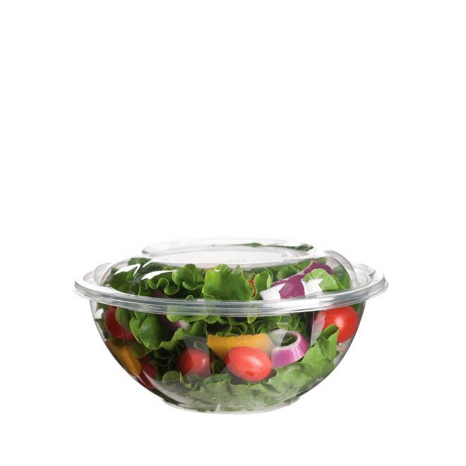 Renewable and Compostable Salad Bowls with Lids by Eco-Products® ECOEPSB32